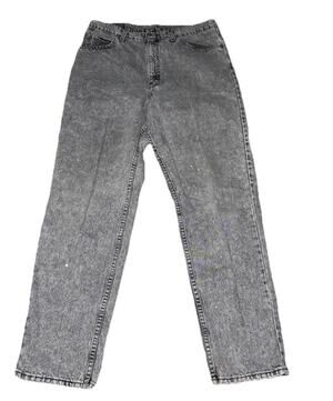 Vintage Britannia Jeans Acid Wash Gray 34 x 32 Men's 100% Cotton Made in USA